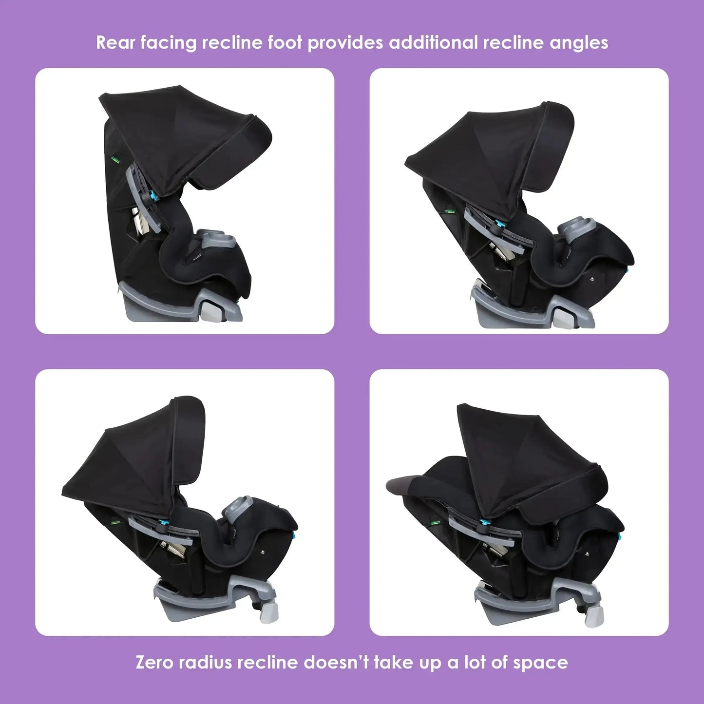 Baby Trend® Cover Me™ 4-in-1 Convertible Car Seat, Premium Adjustable Child Car Seat with Integrated Canopy & Side Impact Protection