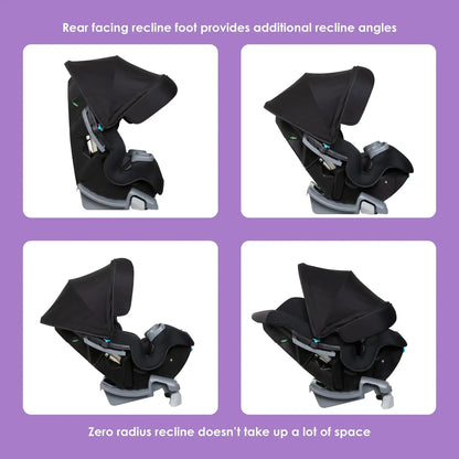 Baby Trend® Cover Me™ 4-in-1 Convertible Car Seat, Premium Adjustable Child Car Seat with Integrated Canopy & Side Impact Protection