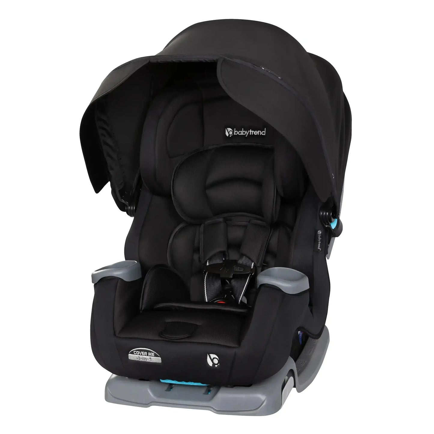 Baby Trend® Cover Me™ 4-in-1 Convertible Car Seat, Premium Adjustable Child Car Seat with Integrated Canopy & Side Impact Protection