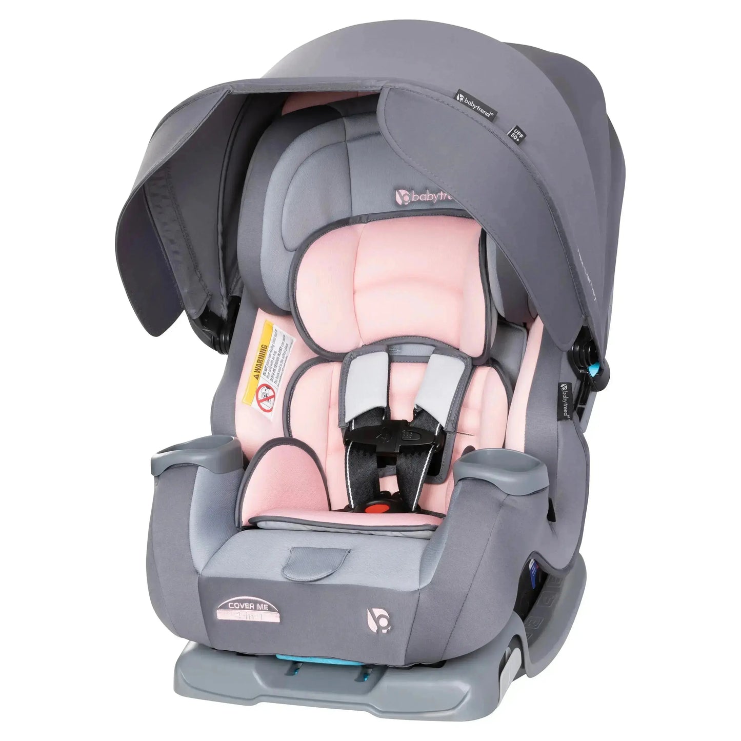 Baby Trend® Cover Me™ 4-in-1 Convertible Car Seat, Premium Adjustable Child Car Seat with Integrated Canopy & Side Impact Protection