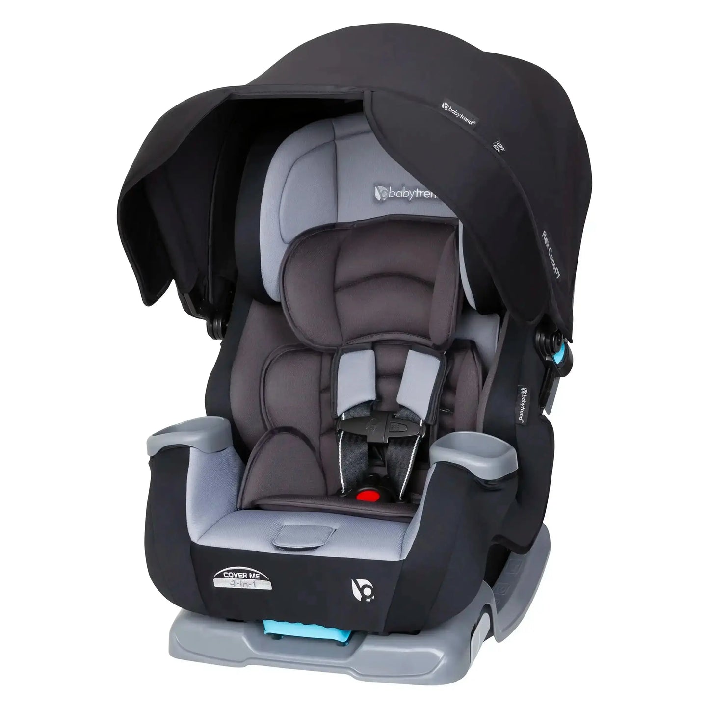 Baby Trend® Cover Me™ 4-in-1 Convertible Car Seat, Premium Adjustable Child Car Seat with Integrated Canopy & Side Impact Protection